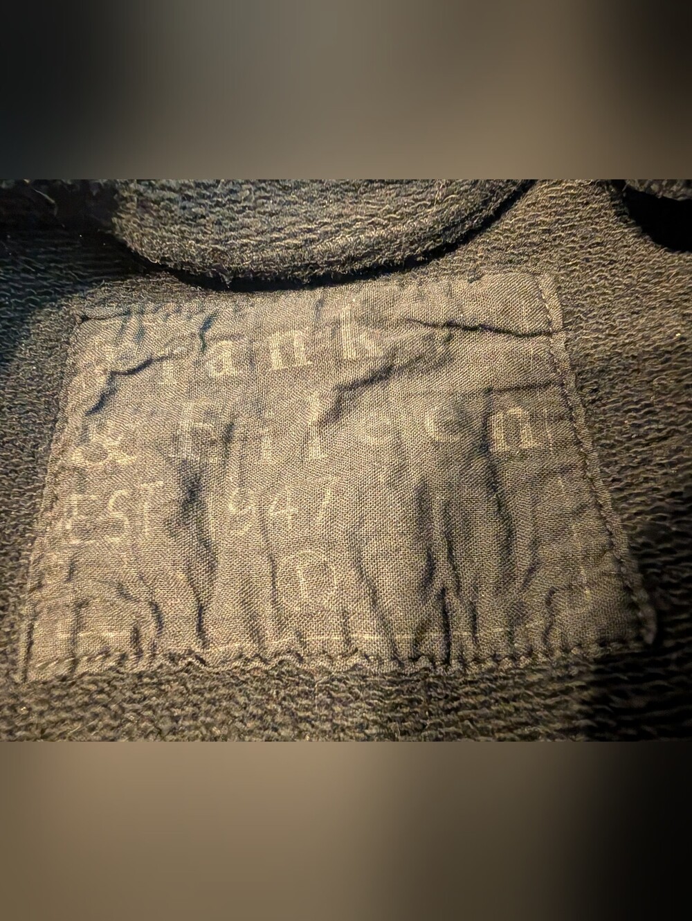 Frank & Eileen The Lab Black 2 pc Sweat Lounge Set L - Picture 4 of 10